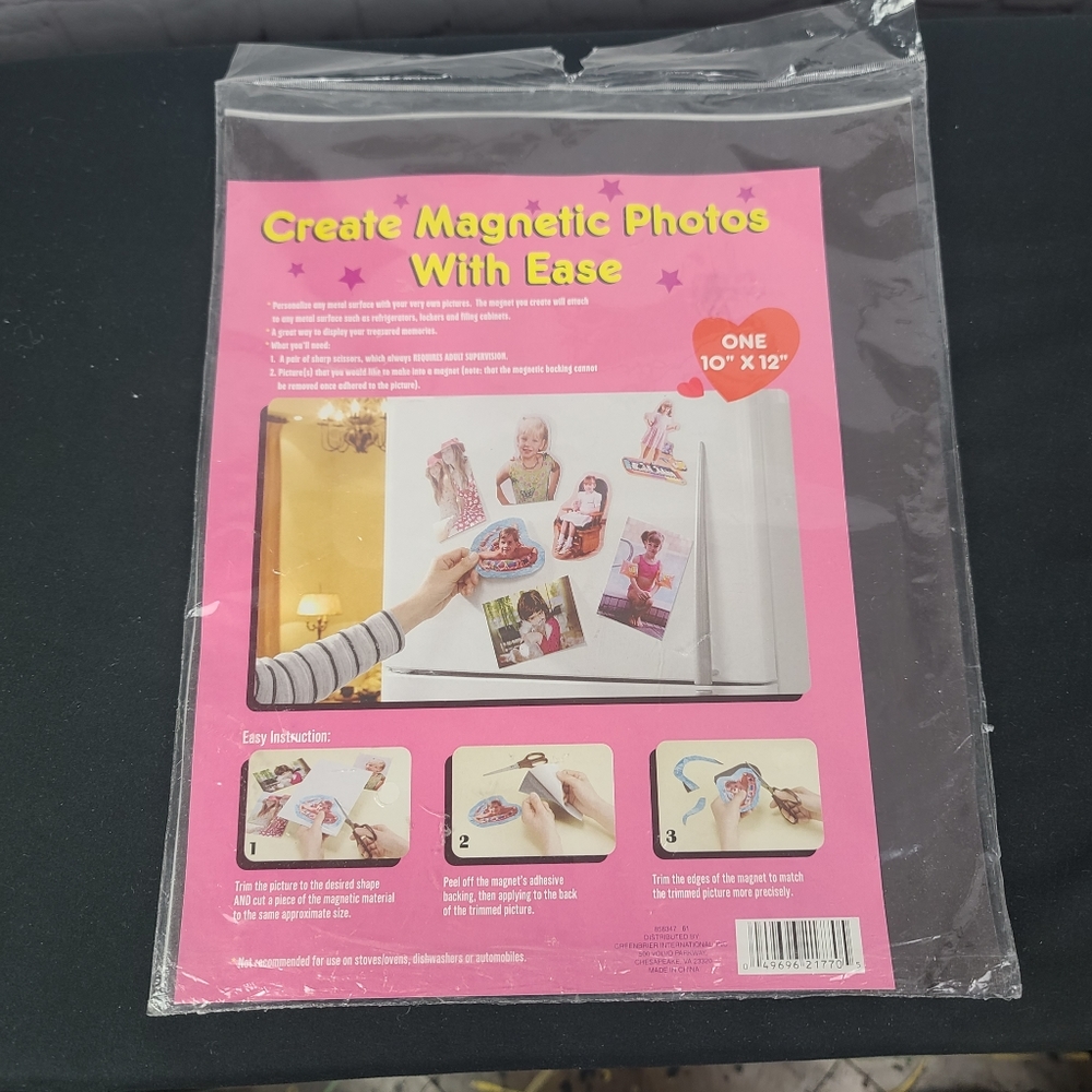 DIY Create Magnetic Photos 10X12.